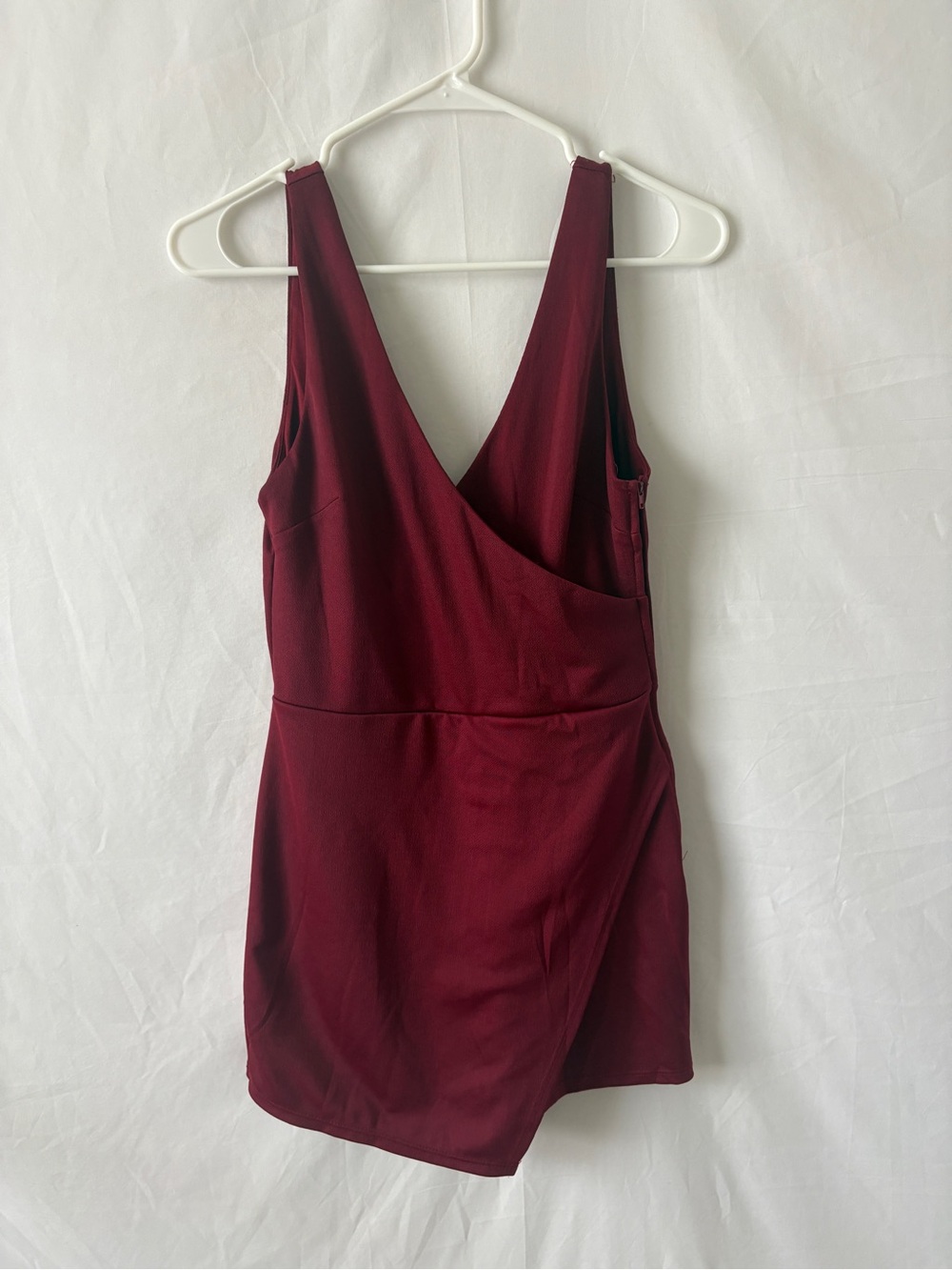 Charlotte Russe Wrap-Front Sleeveless Romper